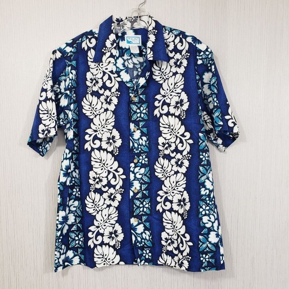Pride of Hawaii vintage short sleeve Hawaiian print button up shirt - Picture 1 of 6